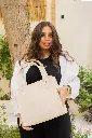 Off-white Medium Tote