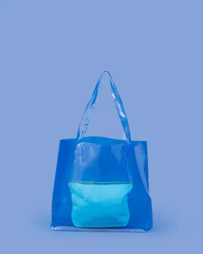 Royal blue PVC