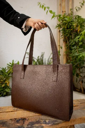 Brown Leather Tote