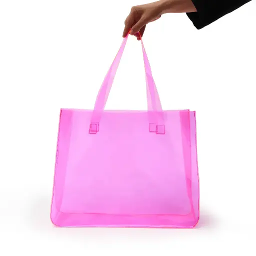 Tote Hot Pink PVC