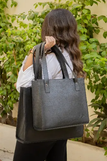Black Medium Tote